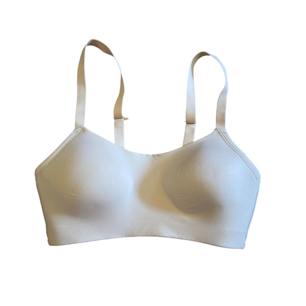 Knix The One and Only Scoop Bra Beige Nude Sz S Adjustable Racerback Convertible